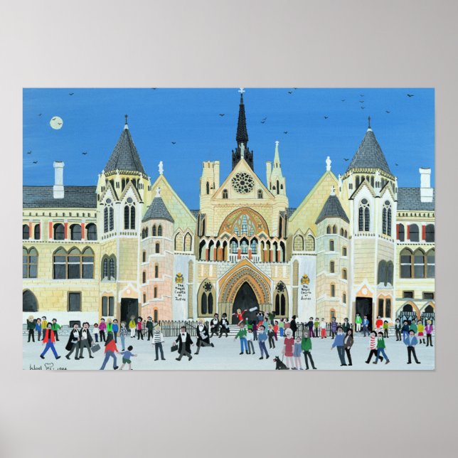Poster Royal Courts of Justice London 1994 (Frente)