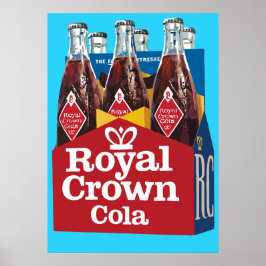 POSTER ROYAL CROWN COLA