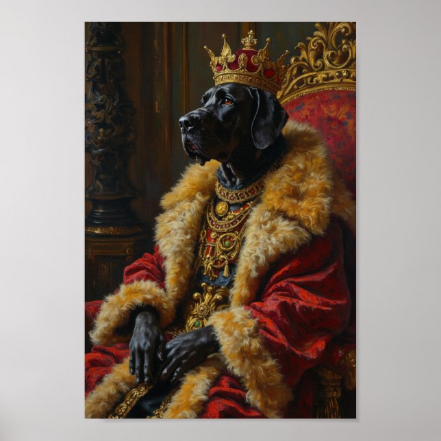 Poster Royal Great Dane Portrait (Frente)