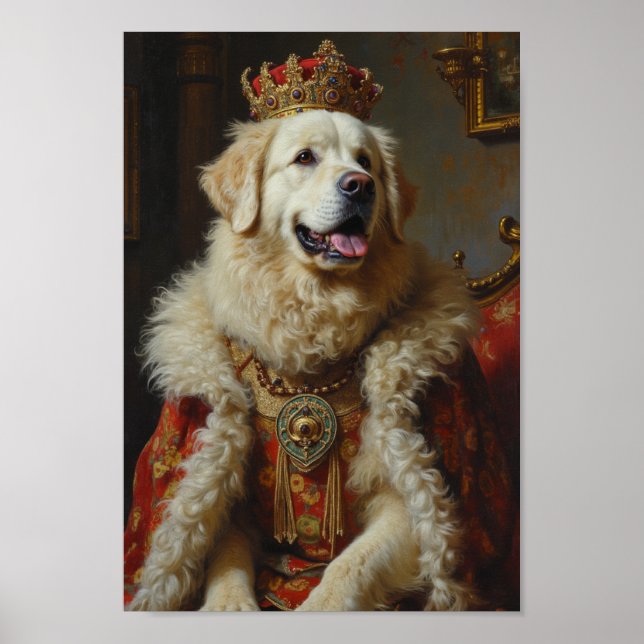 Poster Royal Great Pyrenees Portrait (Frente)