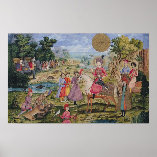 Poster Royal Hunt, de Isfahan, Irã (Frente)