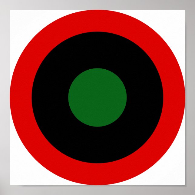 Poster Royal Libyan Air Force Roundel (1951-1969) (Frente)