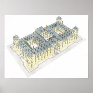 Poster Royal Palace do EL Pardo. Espanha de Madrid