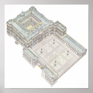 Poster Royal Palace. Espanha de Madrid
