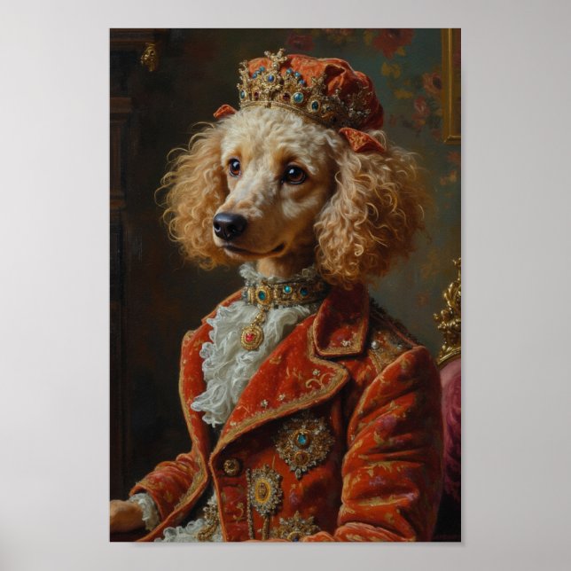 Poster Royal Poodle Portrait (Frente)