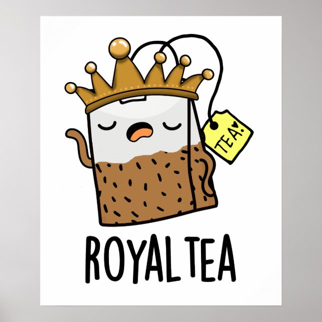 Poster Royal tea Funny Tea Pun (Frente)