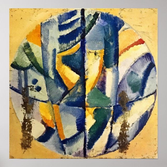 Poster Rozanova - Colour Composition 1914 (Frente)