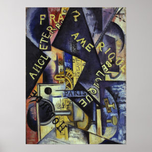 Poster Rozanova - Metronome 1915