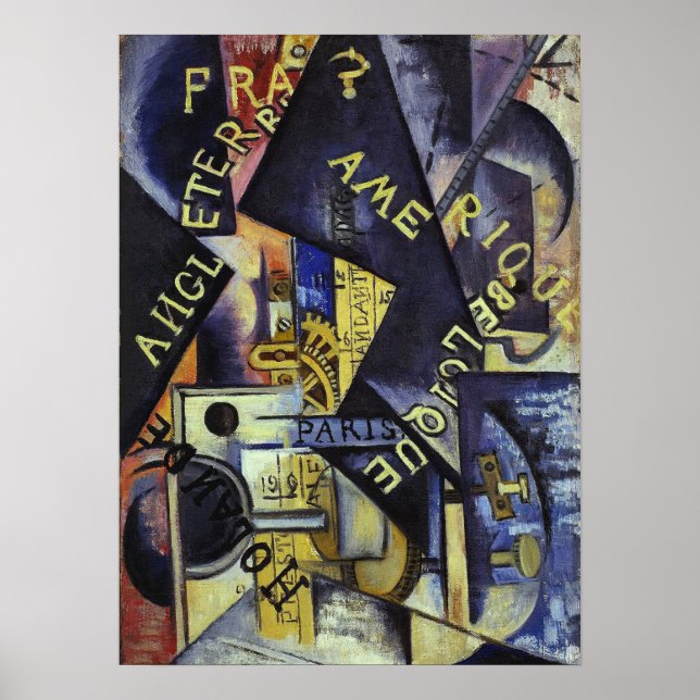 Poster Rozanova - Metronome 1915 (Frente)