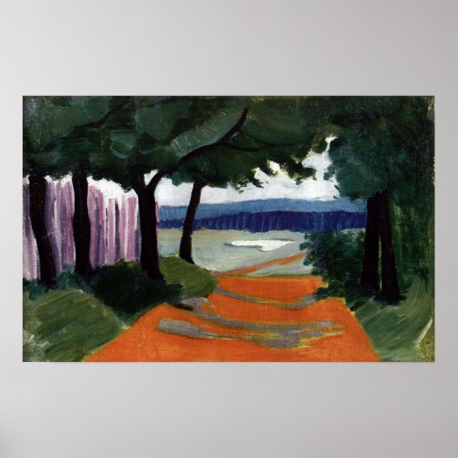 Poster Rozanova - Paisagem 1909 (Frente)