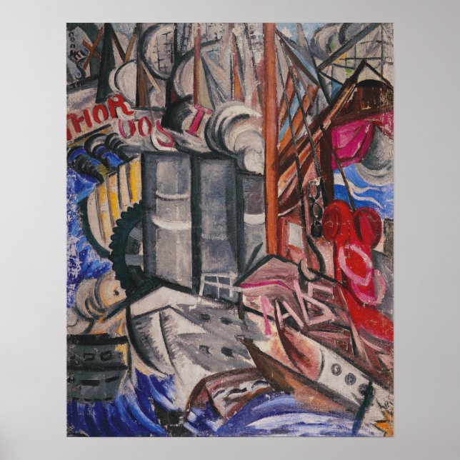 Poster Rozanova - Porto 1913 (Frente)