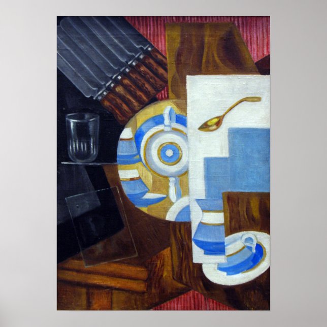 Poster Rozanova - Sideboard With Dishes 1915 (Frente)