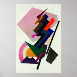 Poster Rozanova - Suprematizm 1916