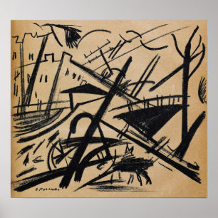 Poster Rozanova - União Da Juventude 1913