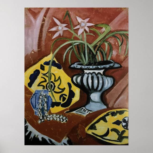 Poster Rozanova - Vaso de Vida Estática 1912 (Frente)