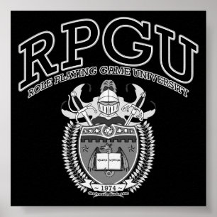 PÔSTER RPGU - B&W