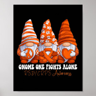 Poster RSD CRPS Awarness Mês. Laranja Fita Gnomies Sup