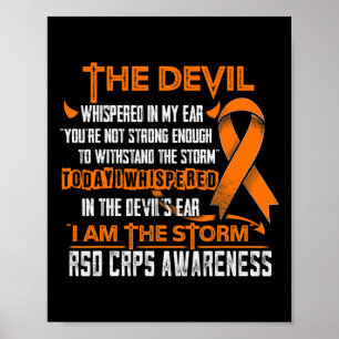 Poster Rsd Crps Consciência Eu Sou O Diabo Da Tempestade