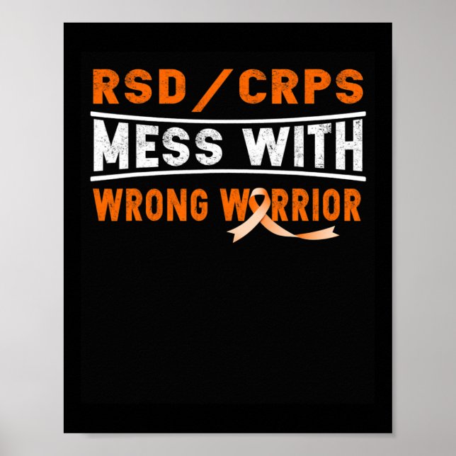 Poster Rsd Crps Mess Com O Guerreiro Errado (Frente)