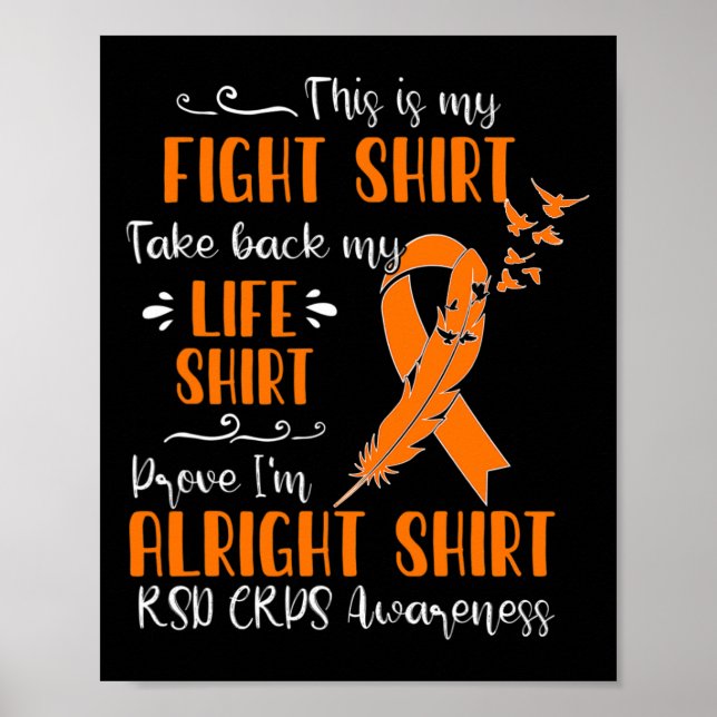 Poster RSD Sensibilização CRPS Minha Luta (Frente)