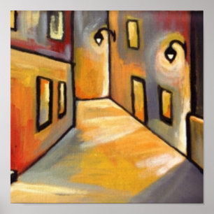 PÔSTER RUA À NOITE