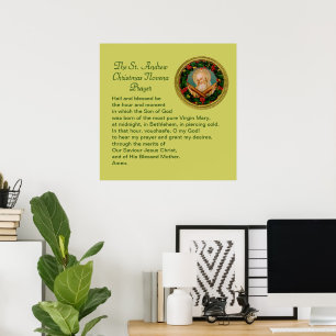 Poster Rua Andrew Christmas Novena Prayer