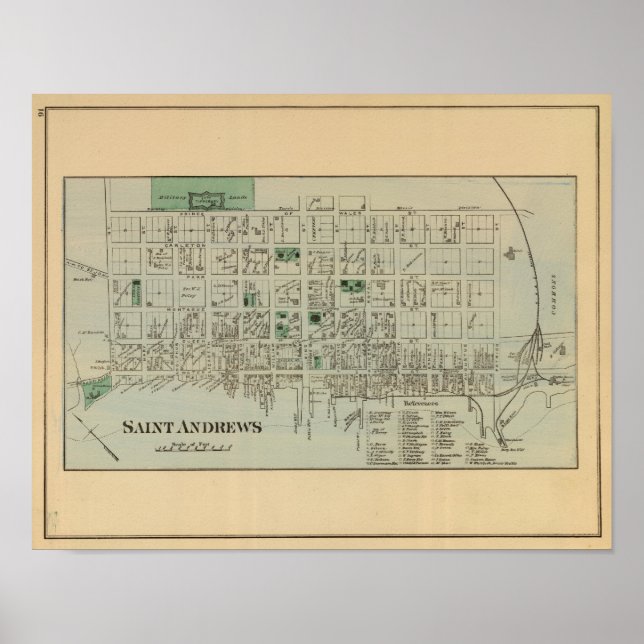 Pôster Rua Andrews NB (Frente)