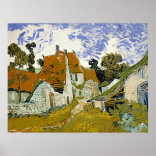 Poster Rua Auvers-sur-Oise Vincent van Gogh
