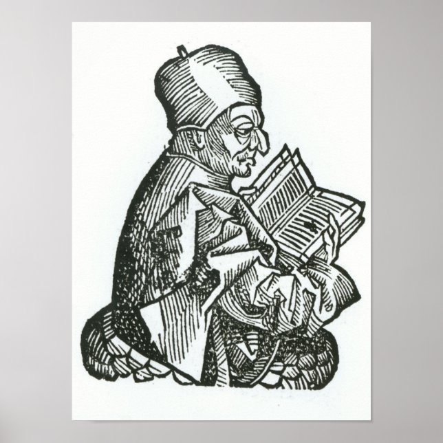 Pôster Rua. Bede de 'Liber Chronicarum' (Frente)