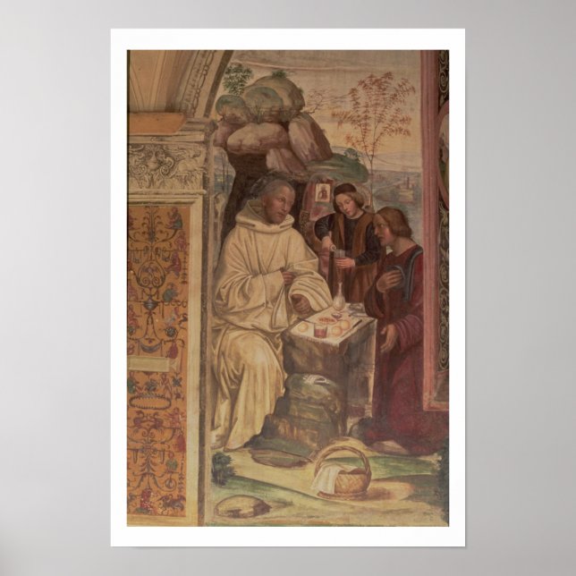 Poster Rua. Bento contra uma Paisagem, da Vida (Frente)