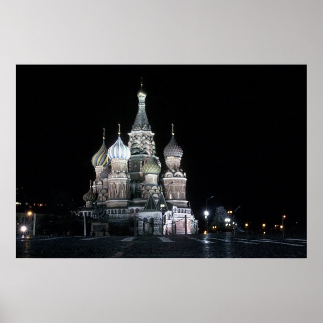 Pôster Rua. Catedral de Basils (Frente)