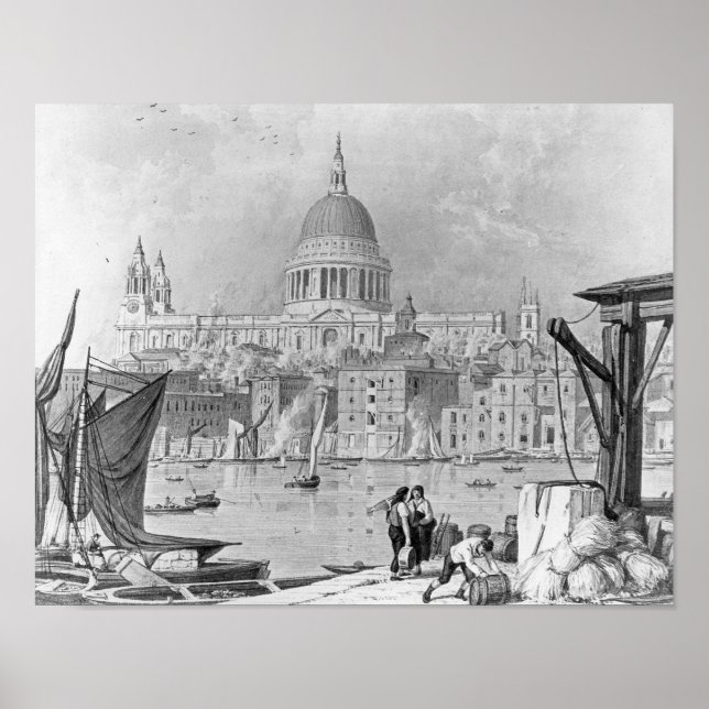 Poster Rua, Catedral de Paul (Frente)