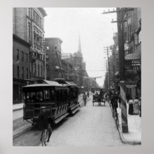 Pôster Rua Cena de Toronto, 1900