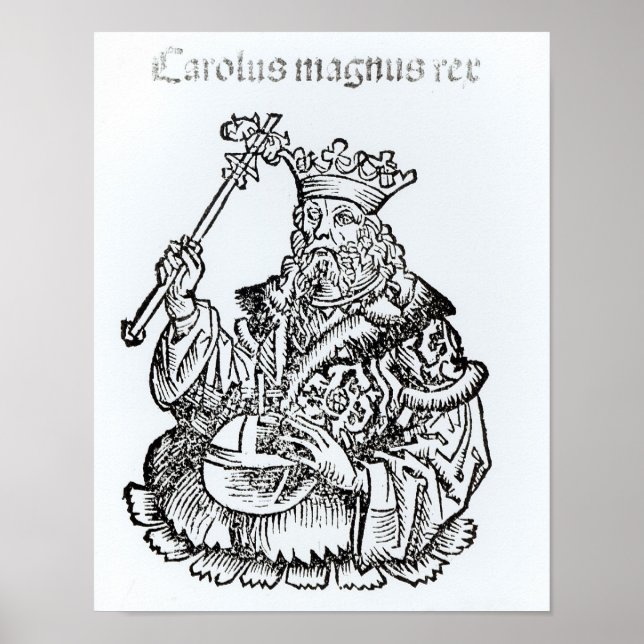 Pôster Rua. Charles de Liber Chronicarum. (Frente)