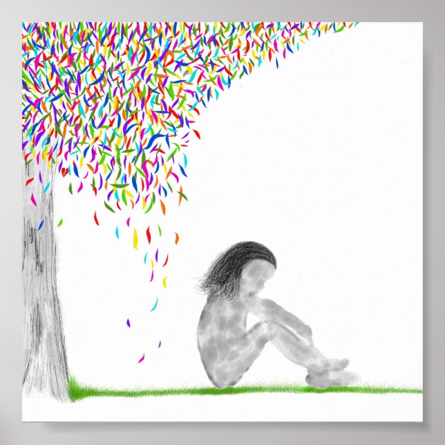 Poster Rua cinza (Frente)