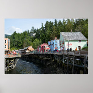 Poster Rua Creek em Ketchikan