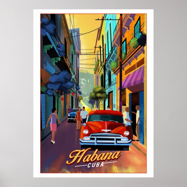 Poster Rua Cuba (Frente)