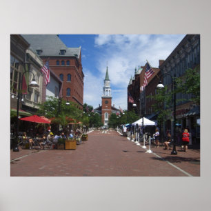 Pôster rua da igreja - Burlington, vermont