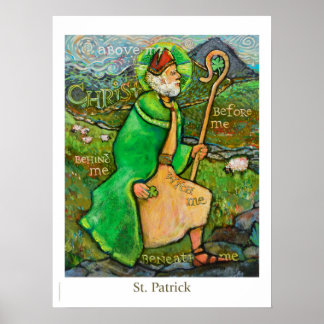 Poster Rua da sala de aula católica de Patrick