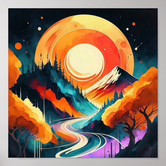 Poster rua de arte japonesa (Frente)