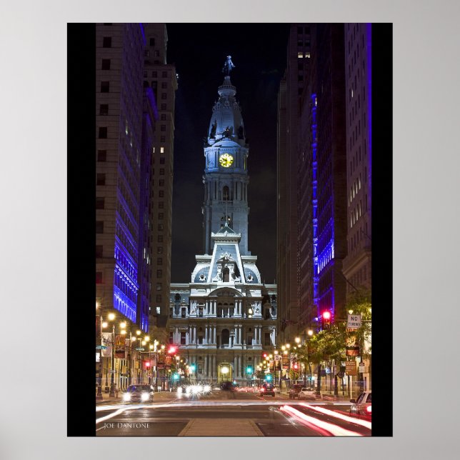 Pôster Rua de cor noturna (Frente)