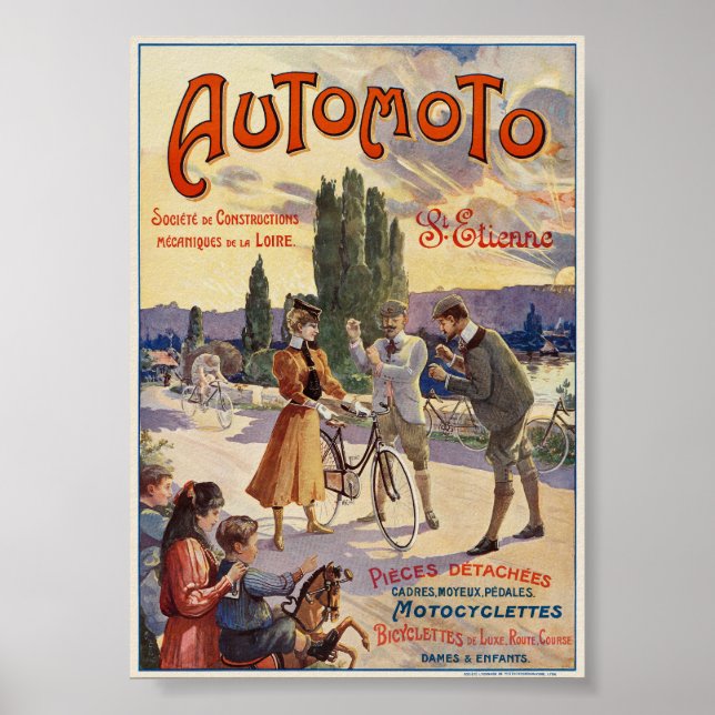 Poster Rua de Etienne de 1905 (Frente)