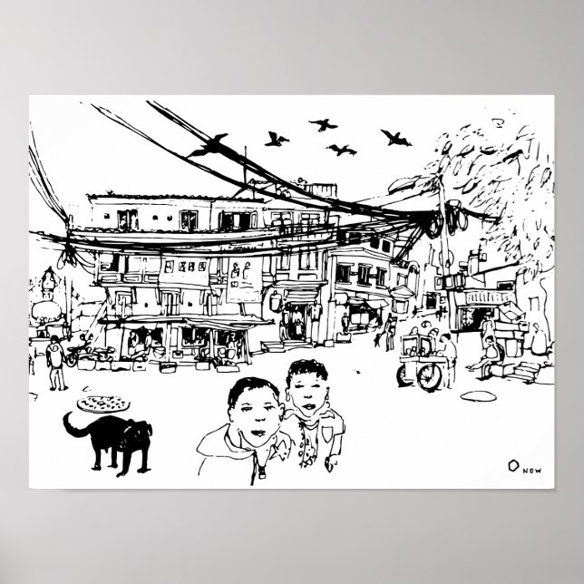 Poster Rua de Katmandu (Frente)