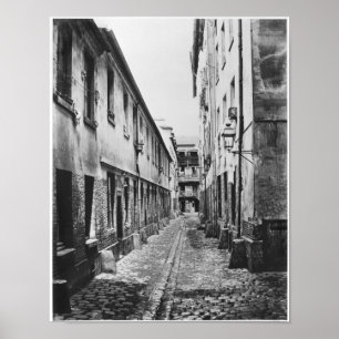 Poster Rua du Fer-um-Moulin, Paris, 1858-78