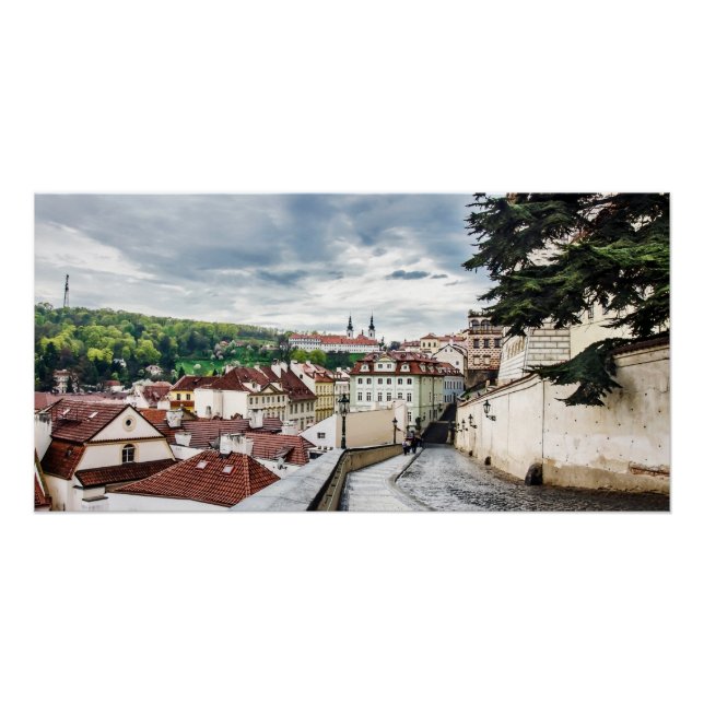 Pôster Rua em Praga centro (Frente)