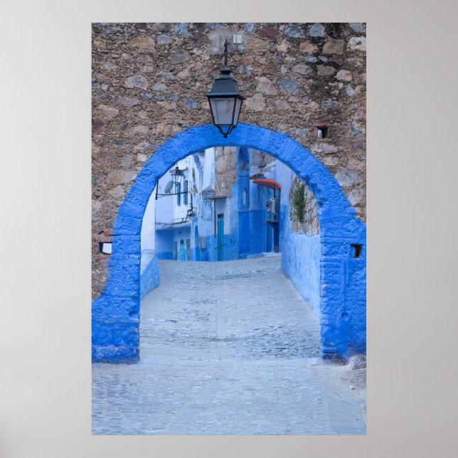 Pôster Rua Estreita De Chefchaouen (Frente)