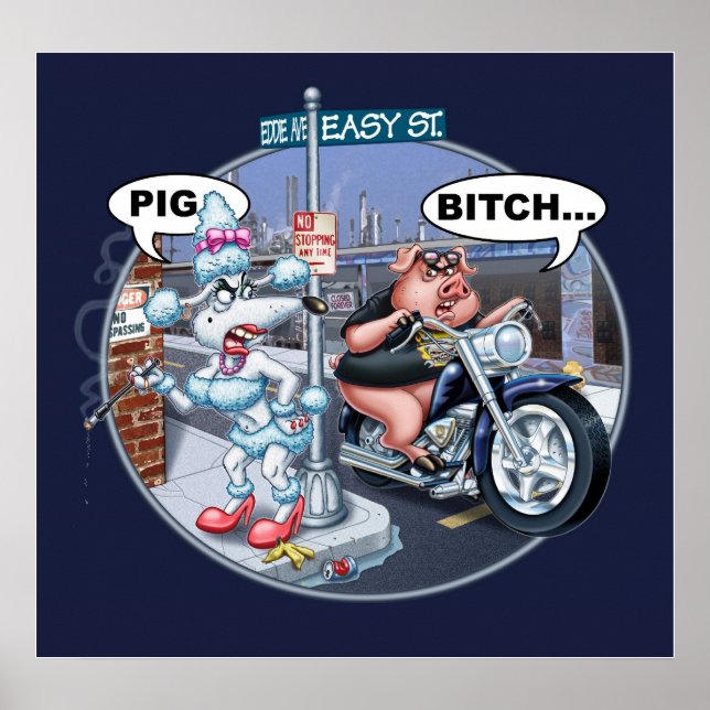 Pôster Rua fácil. (Frente)