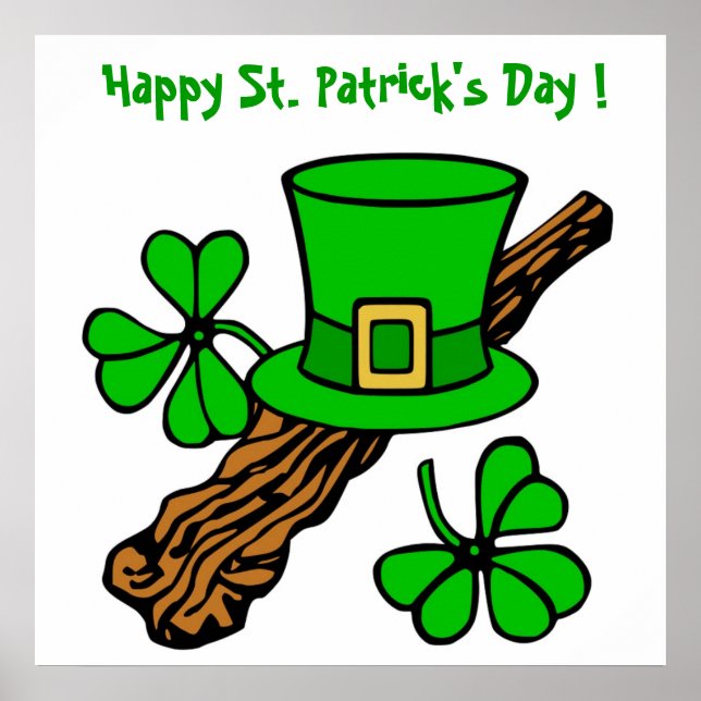 Pôster Rua FELIZ.DIA DE PATRICK (Frente)