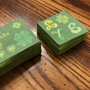 Poster Rua Feliz, Padrões de caixa doce do dia de Patrick