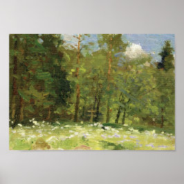 Poster Rua final do bordo de Ilya Repin, de arte fina. Pe